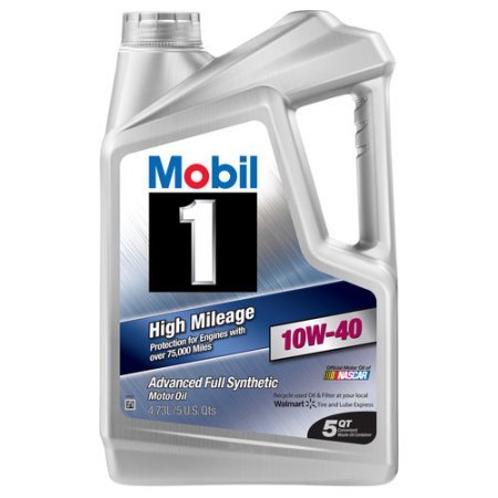 10W-40 High Mileage Full Synthetic Motor Oil, 5 qt M2278
