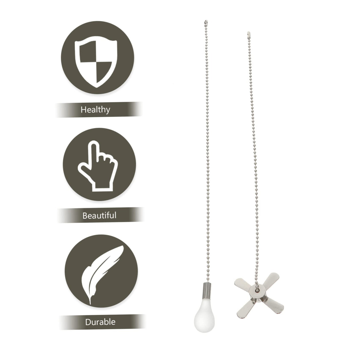 Ceiling Fan Pull Chain Extension 2Pcs N481