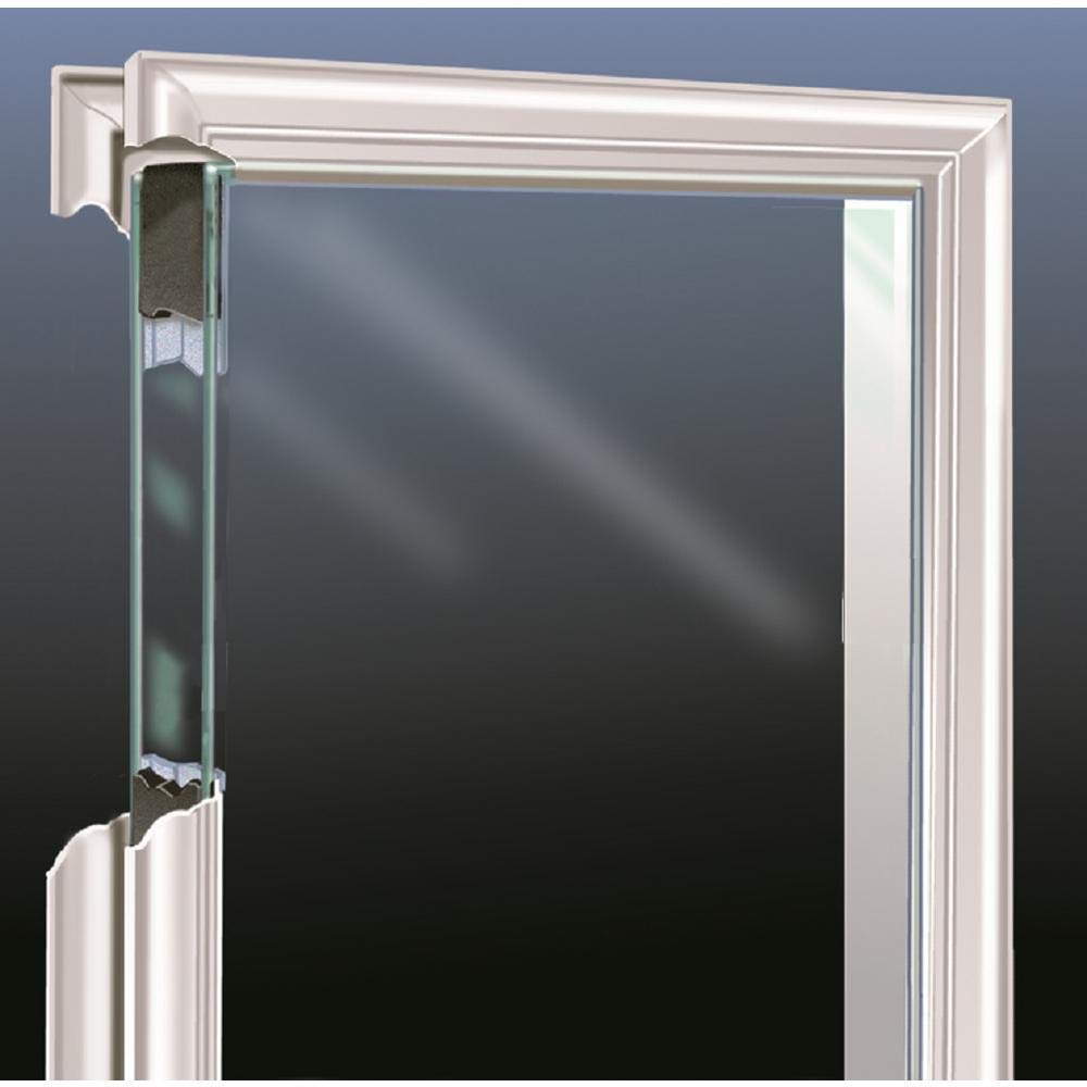 Primed Left Hand Outswing Prehung Door Full Lite Clear Glass 30"x80" Steel P607082