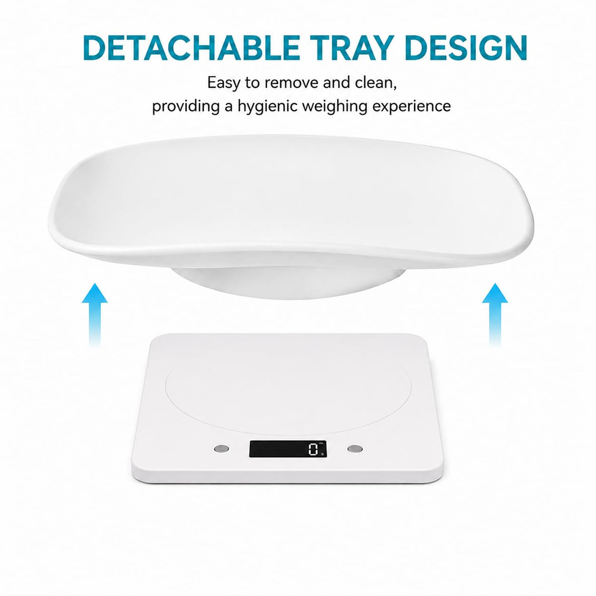Digital Pet Scale with Removable Tray & Tape Measure G63343