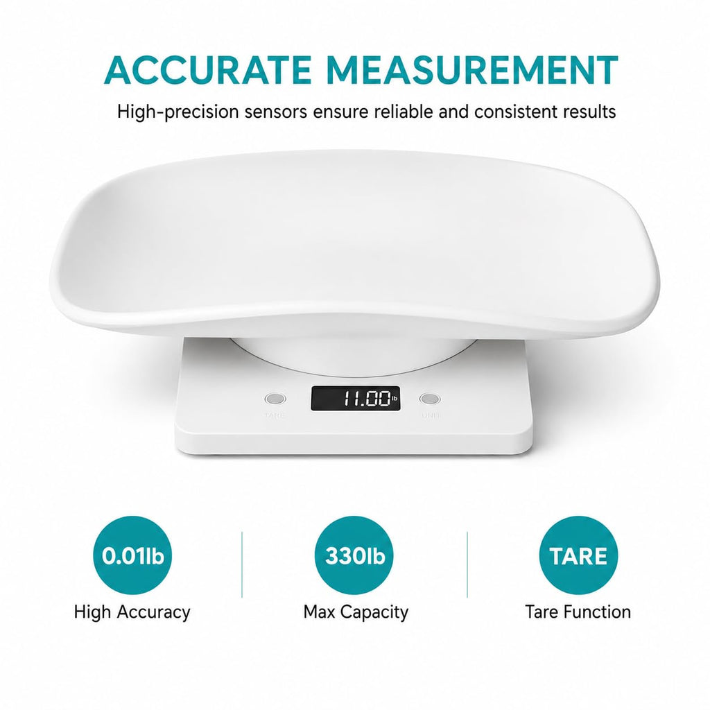 Digital Pet Scale with Removable Tray & Tape Measure G63343