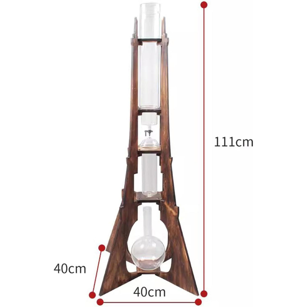 Cold Brew Drip Tower with Stainless Steel Adjustable Valve V4892