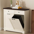 Double Tilt Out Trash Cabinet, Antique White G62920