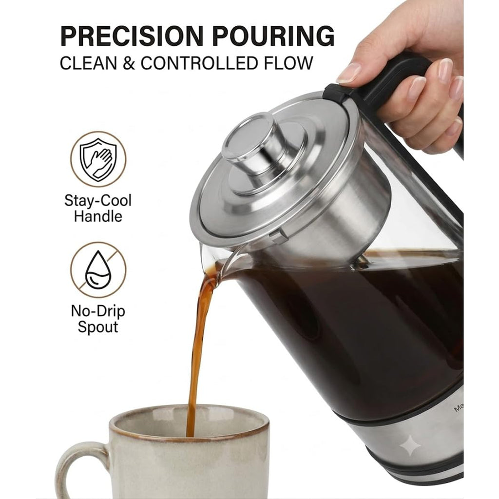10-Cup Borosilicate Glass Electric Percolator Coffee Pot I9821