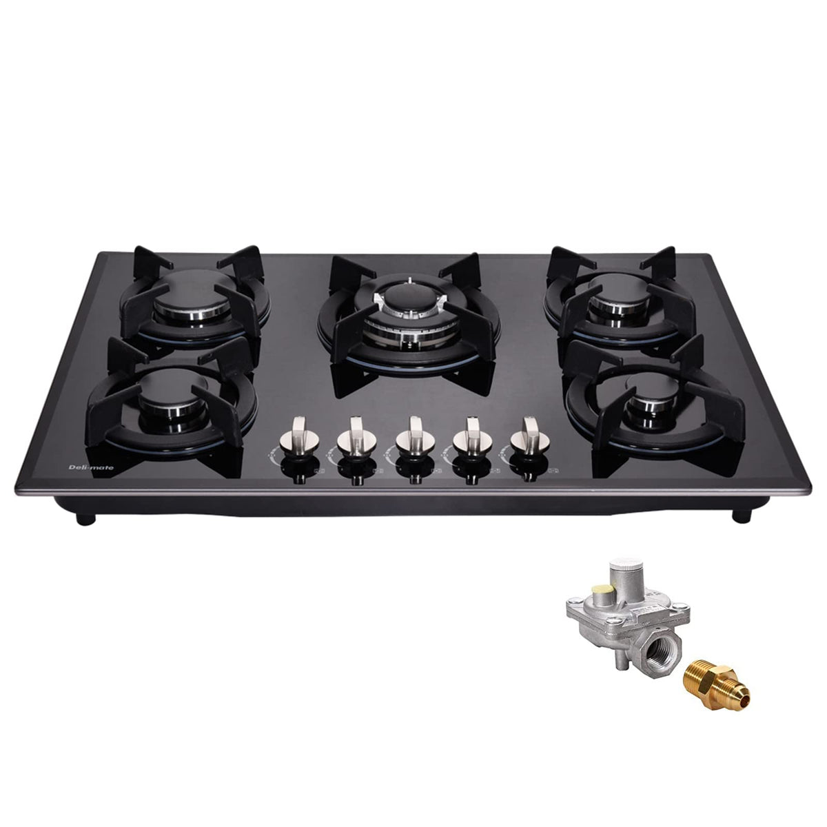 30 Inch 5 Burner Dual Fuel Gas Stovetop E980187