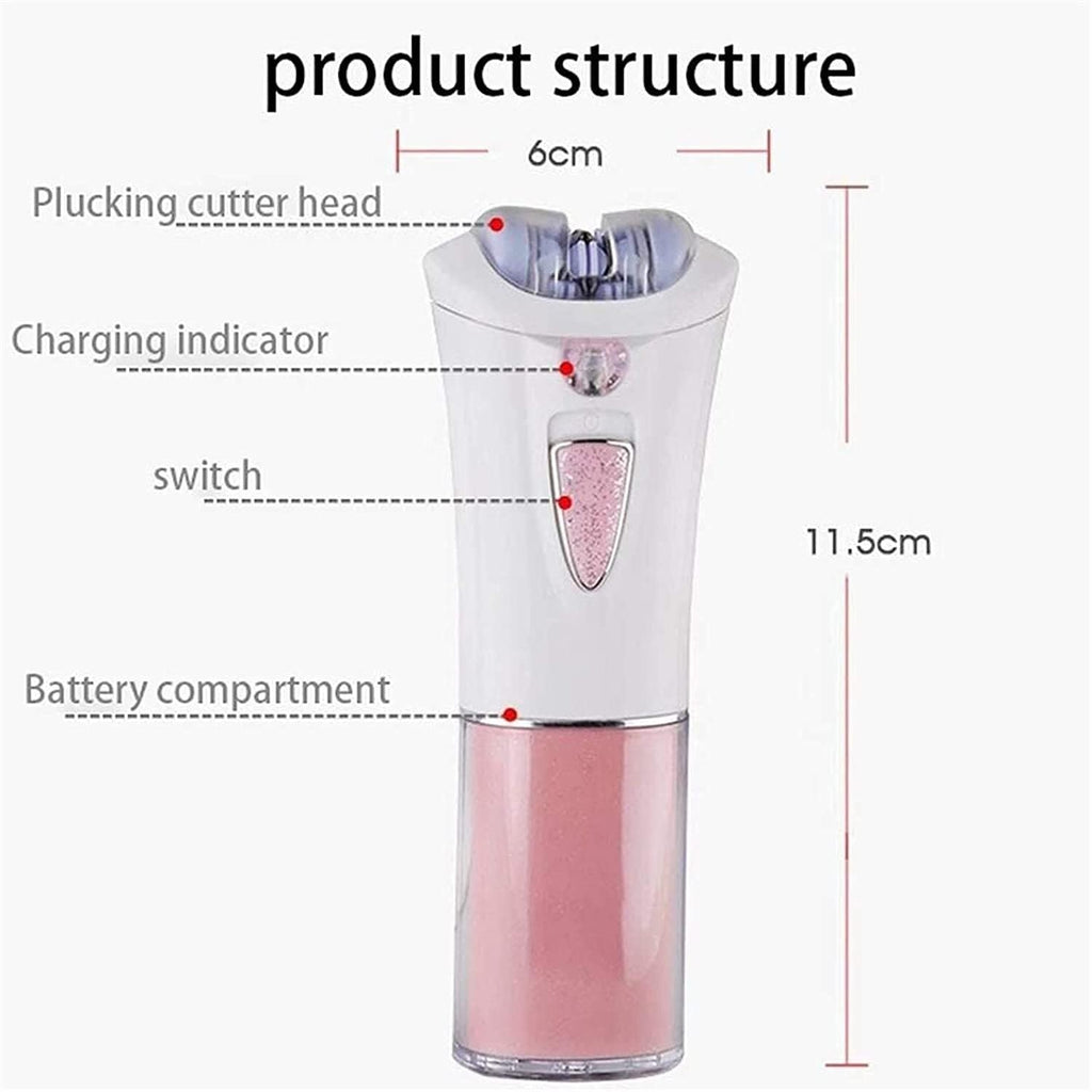 Battery Powered Epilator Mini Shaver Trimmer Razor U426