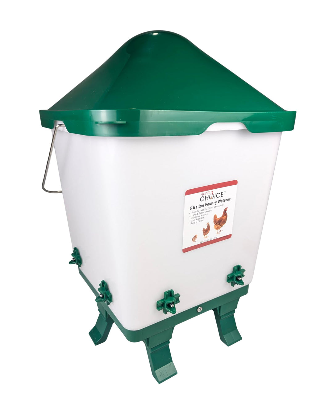 5 Gallon Chicken Waterer with 8 Nipples V681