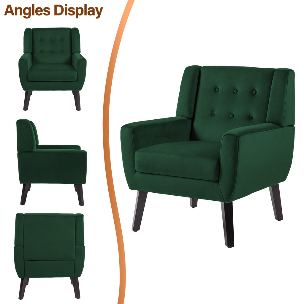 Velvet Accent Chairs Set of 2 R33944