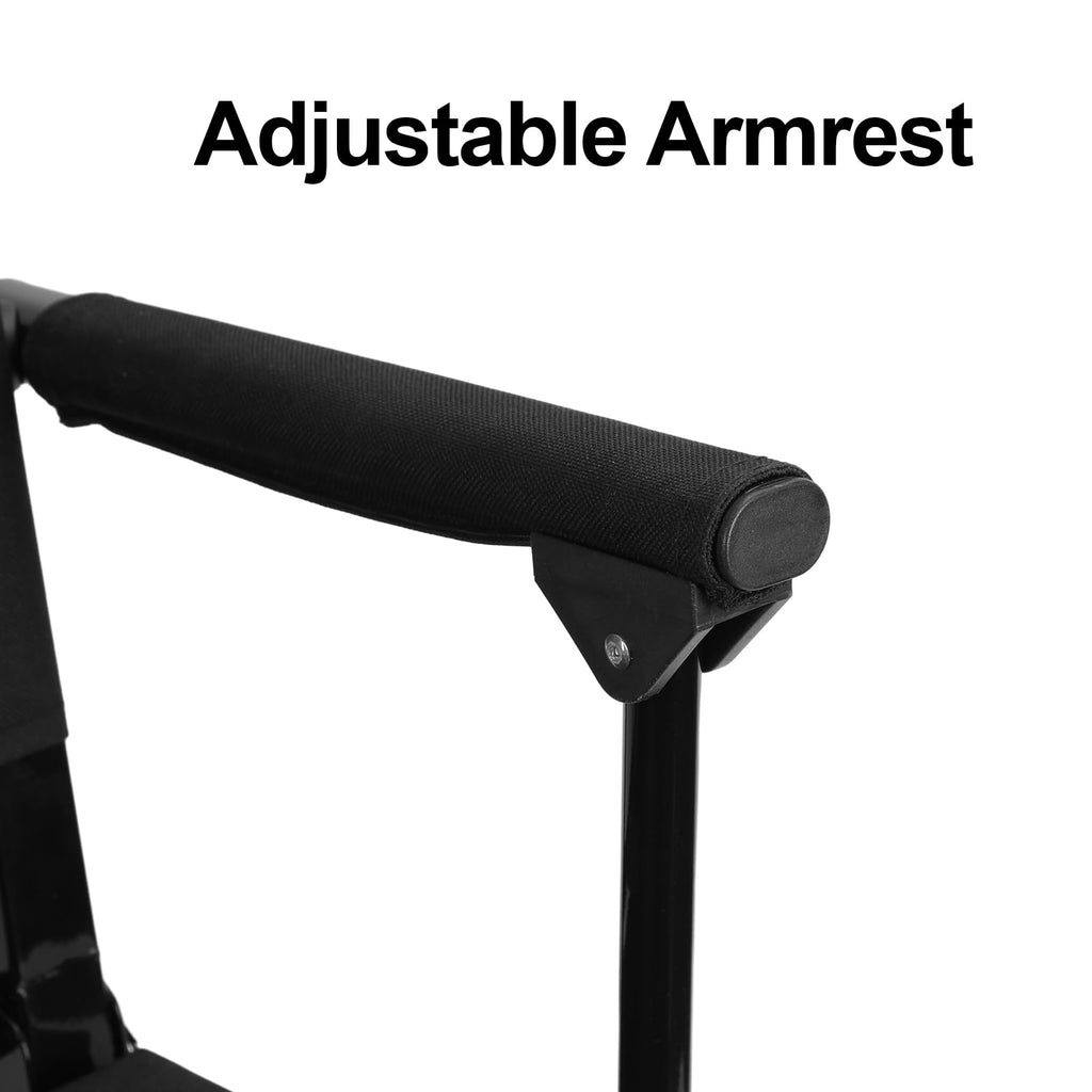 2-Pcs Folding Stadium Seat with Back Support & Cushion H7194