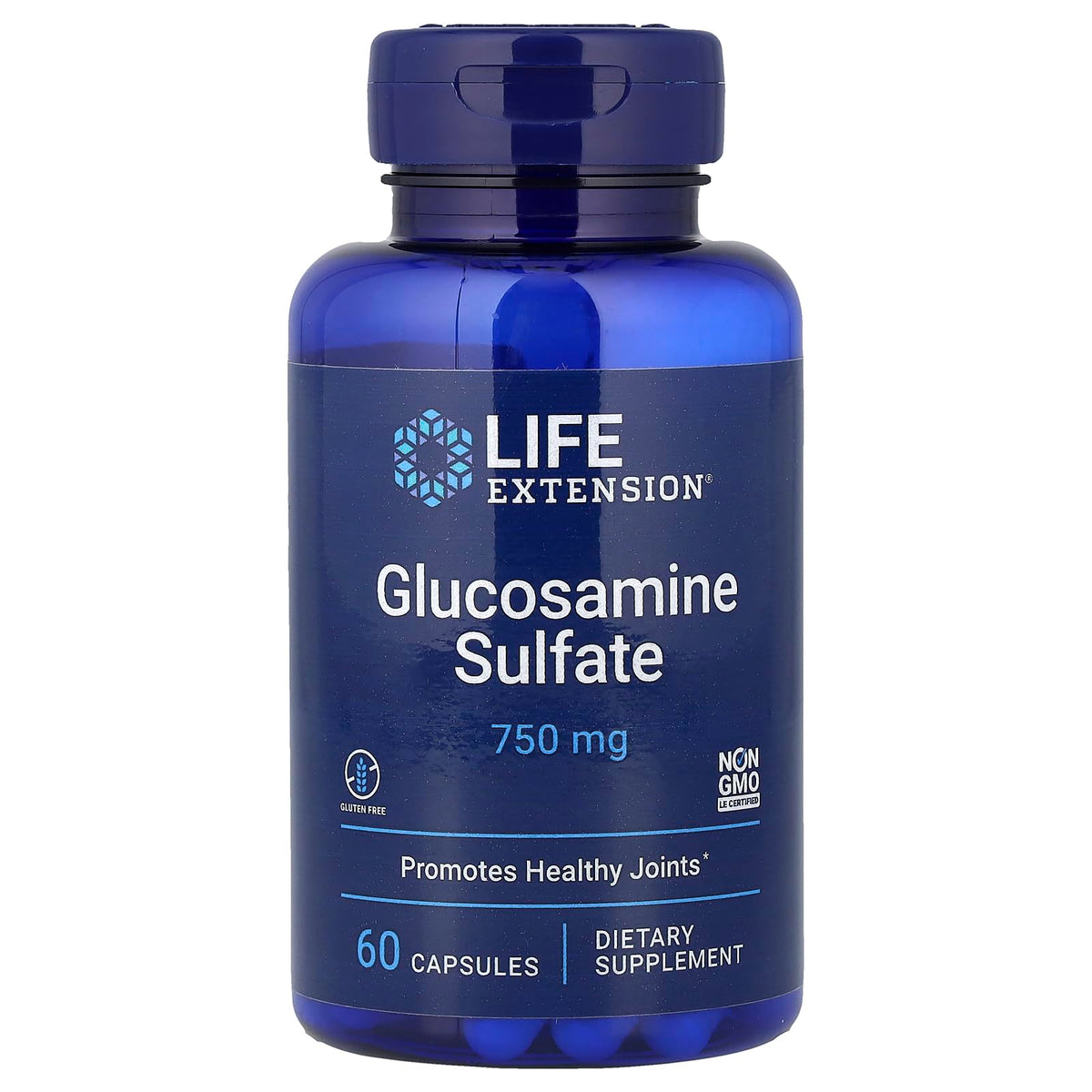 Glucosamine Sulfate 750 mg 60 Capsules J1190