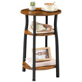 Small Round 3-Tier Storage Side Table K380