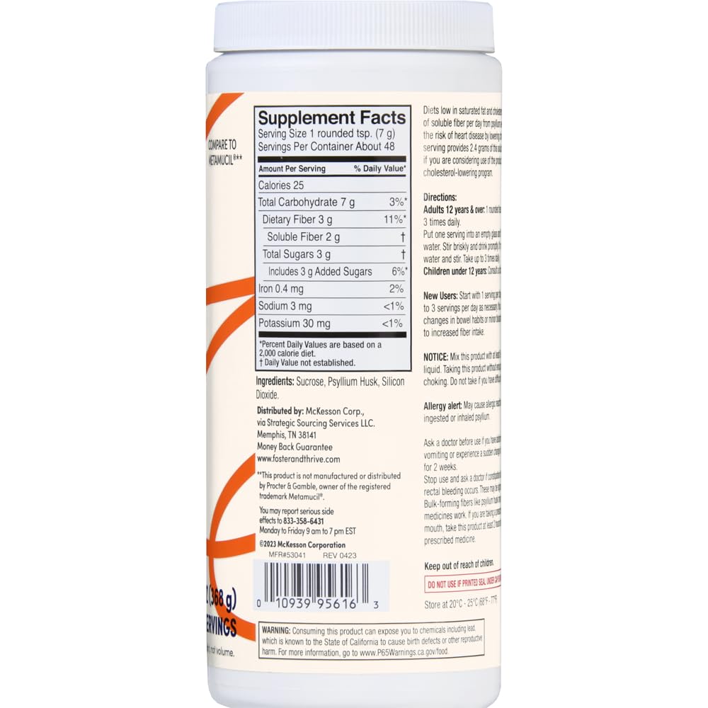 Psyllium Husk Powder Supplement 4-in-1 Fiber S6813