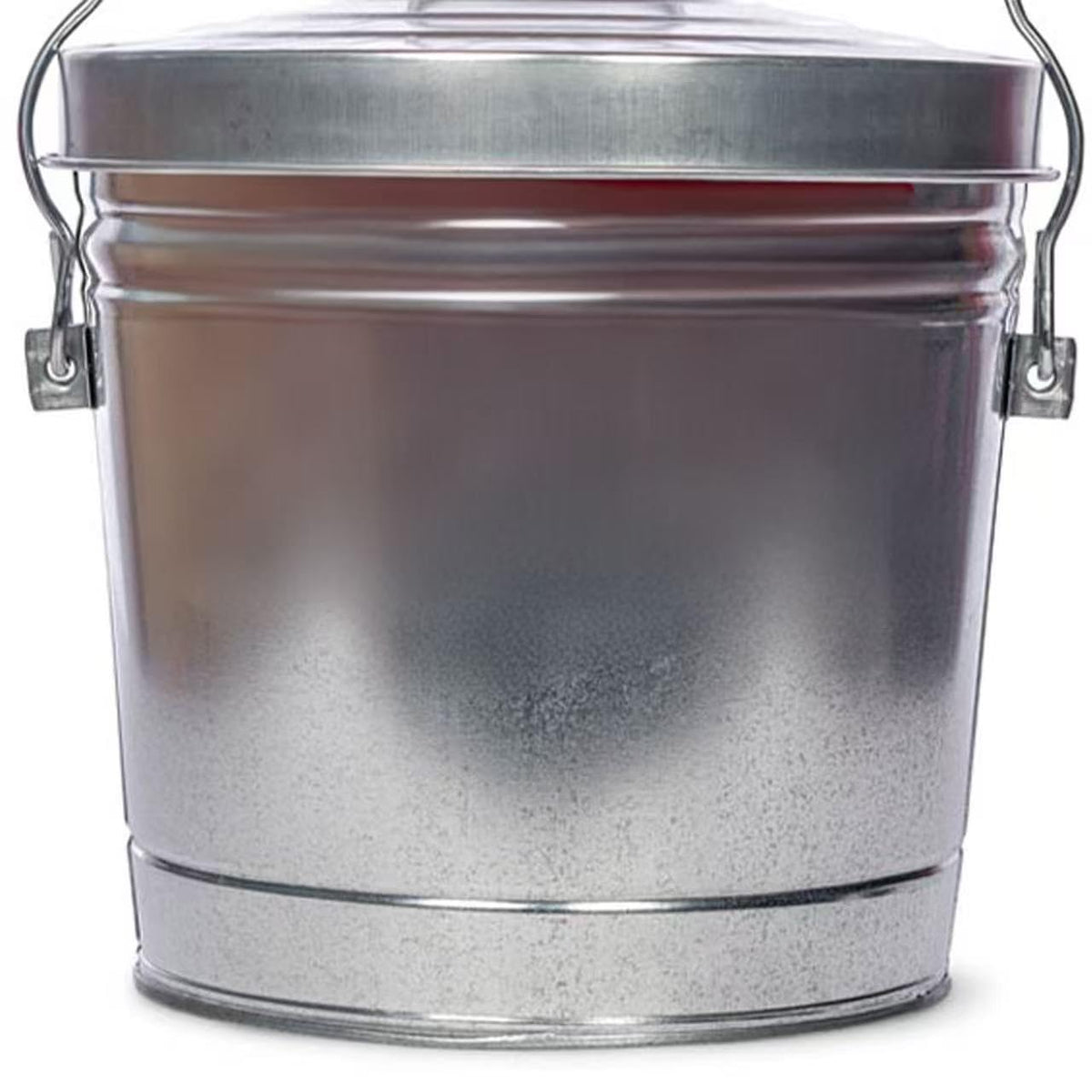 6 Gal Galvanized Steel Can with Locking Lid I9795