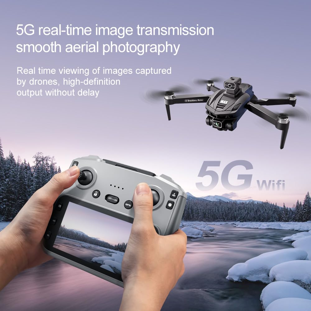 4K Camera GPS Drone with 4.5" LCD Controller K73650