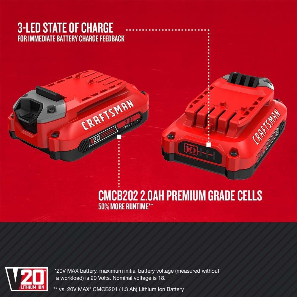 Lithium Ion Battery 2.0-Amp Hour 2 Pack P223