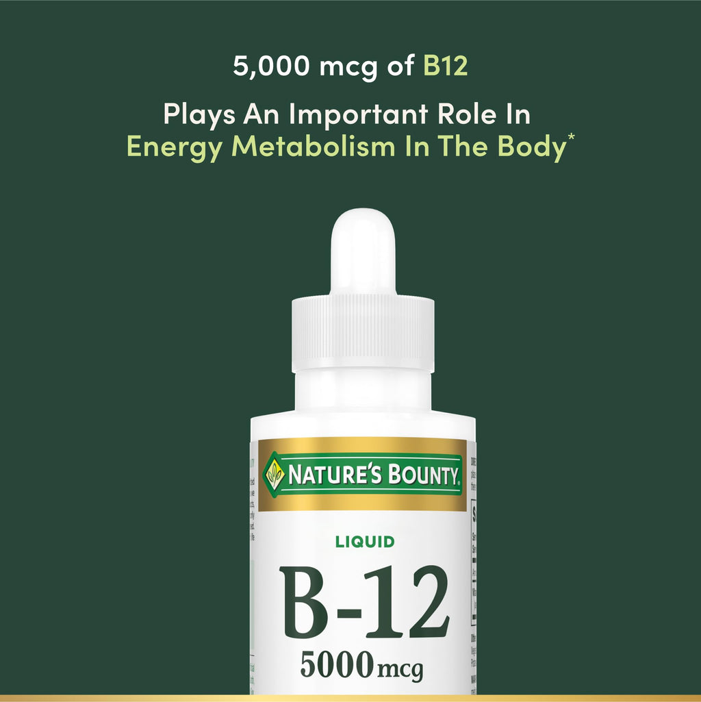 Vitamin B12 5000 mcg Sublingual Liquid 2 Fl Oz F6779