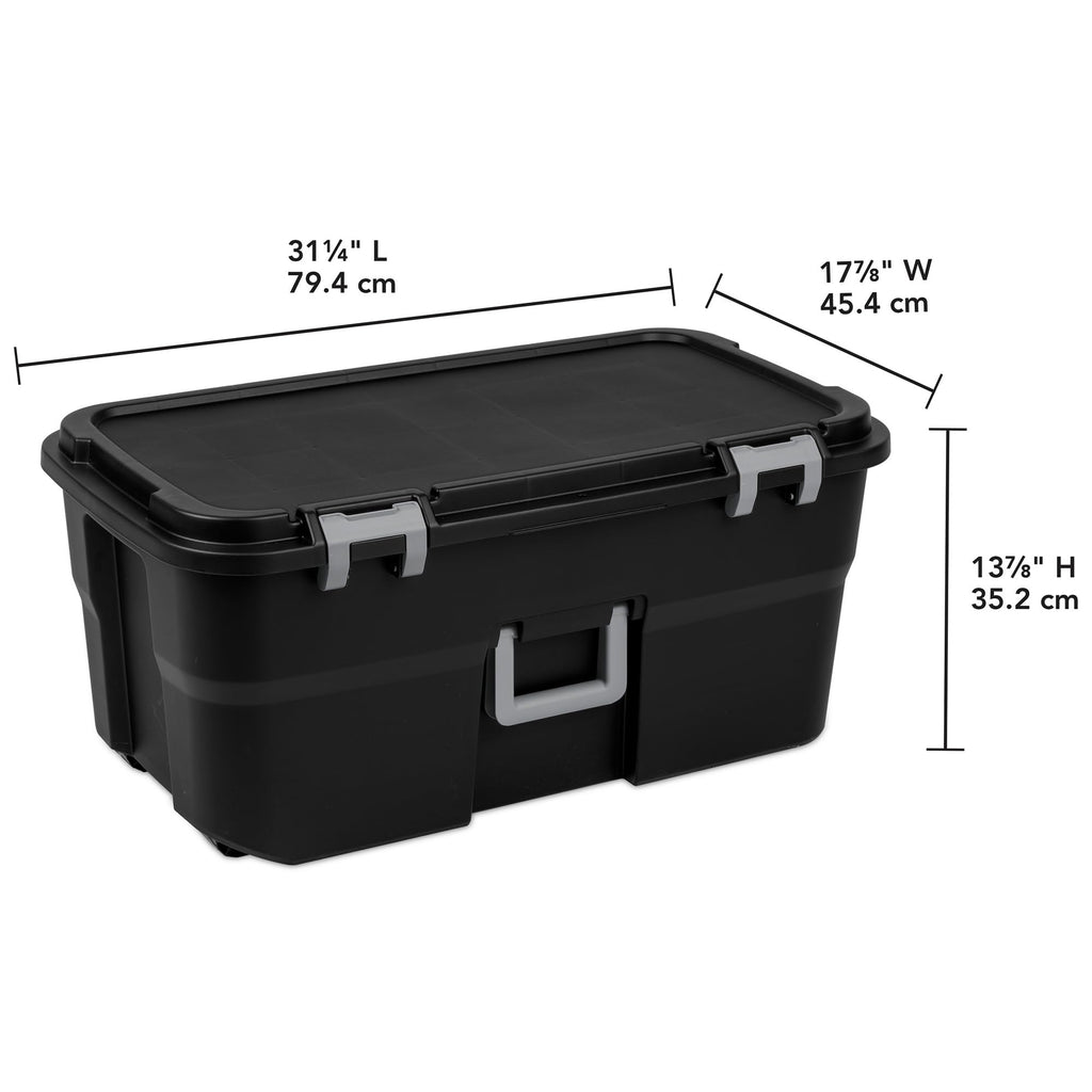 Wheeled Utility Container with Lid 22 Gallon H4278