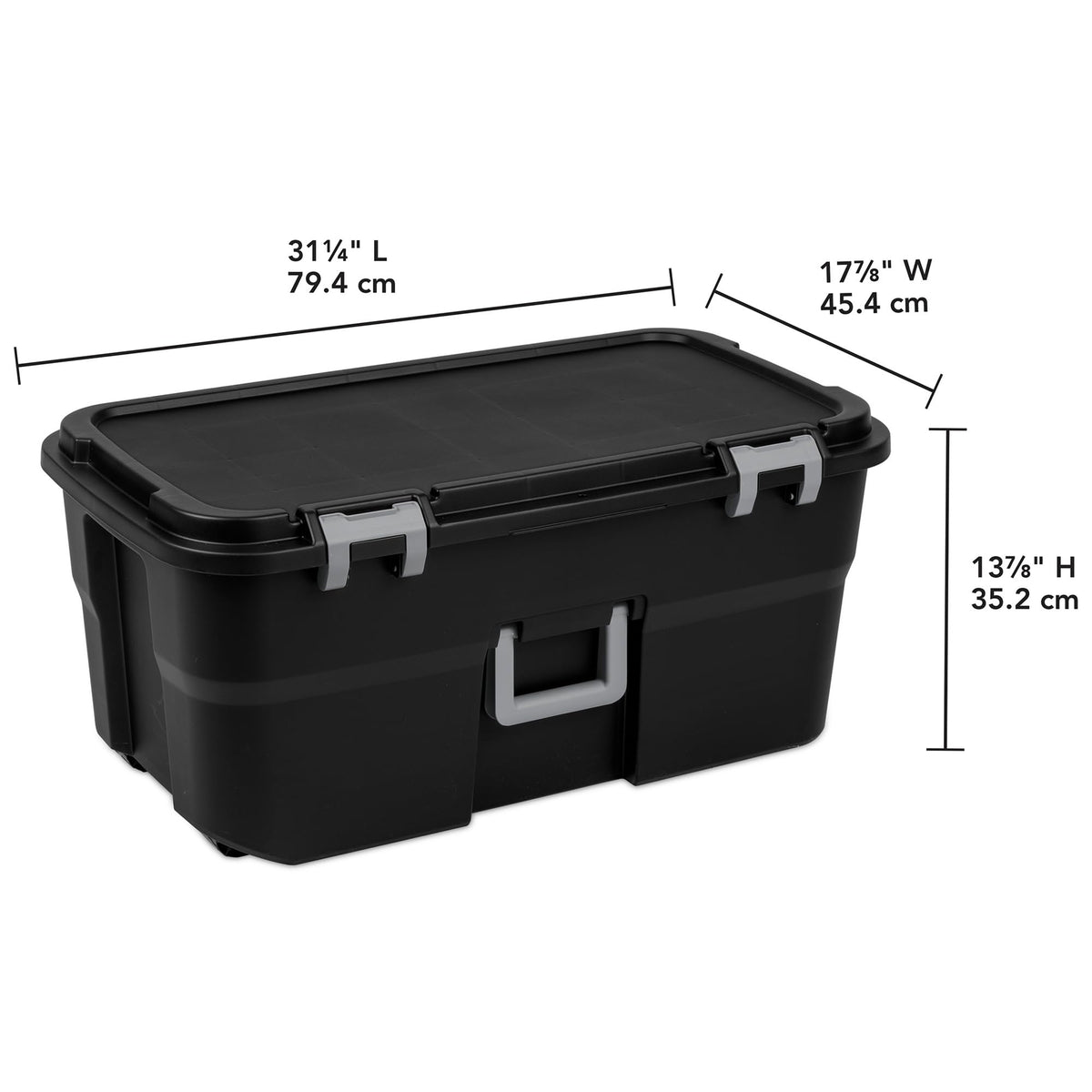 Wheeled Utility Container with Lid 22 Gallon H4278