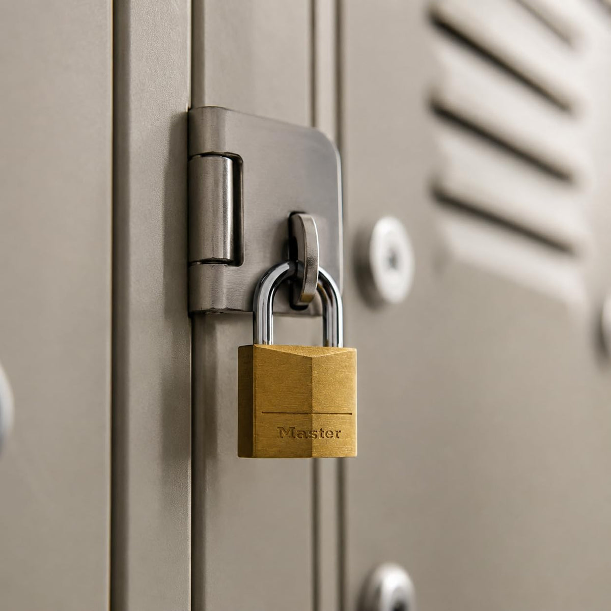 Solid Brass Padlock, 3/4 in. Wide J301