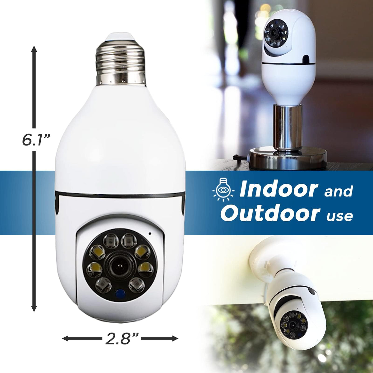 1080P HD WiFi Security Camera with Night Vision X861688