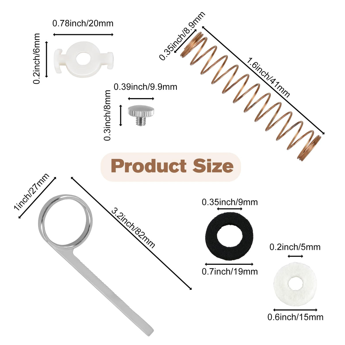 Trumpet Finger Button Repair Kit J99146