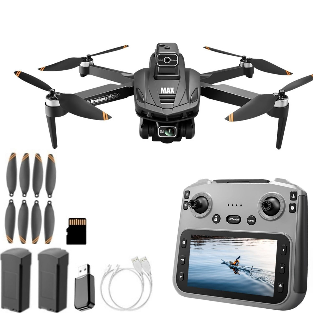 4K Camera GPS Drone with 4.5" LCD Controller K73650