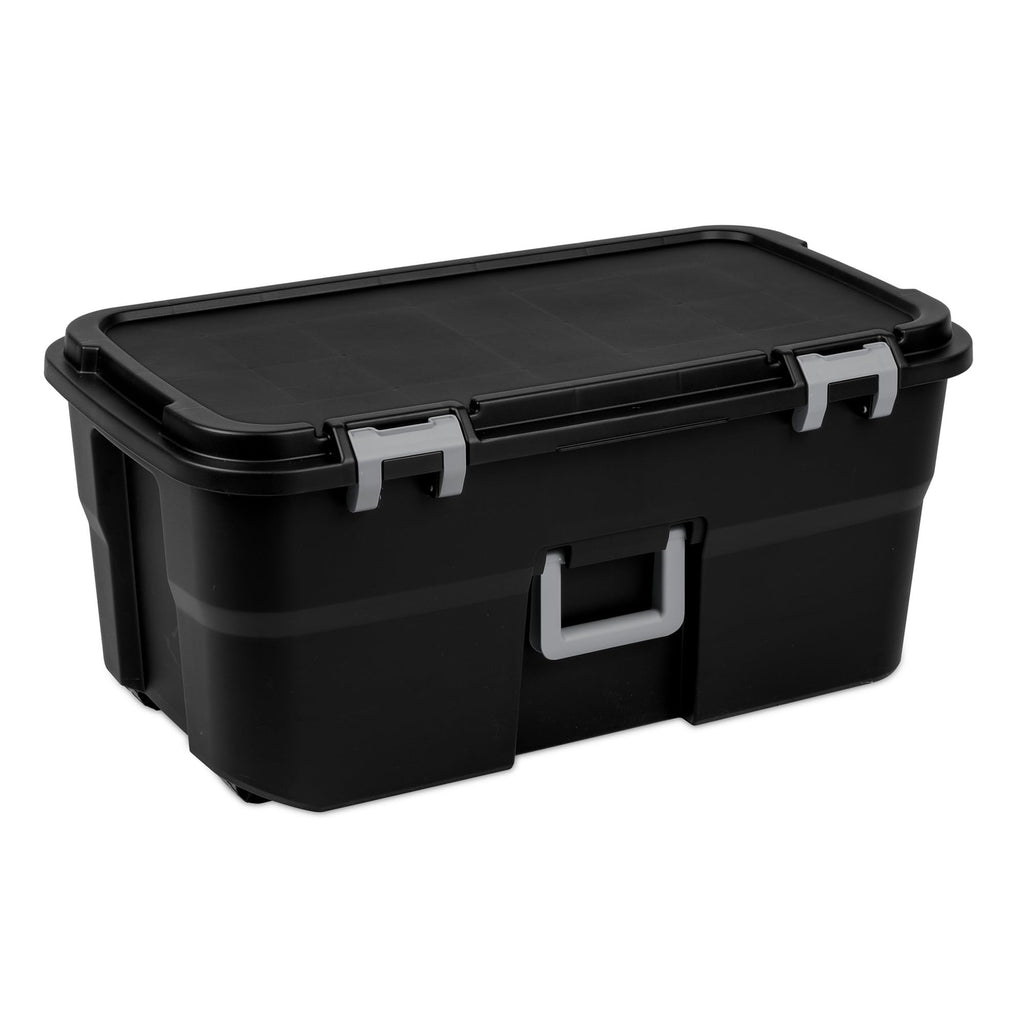 Wheeled Utility Container with Lid 22 Gallon H4278