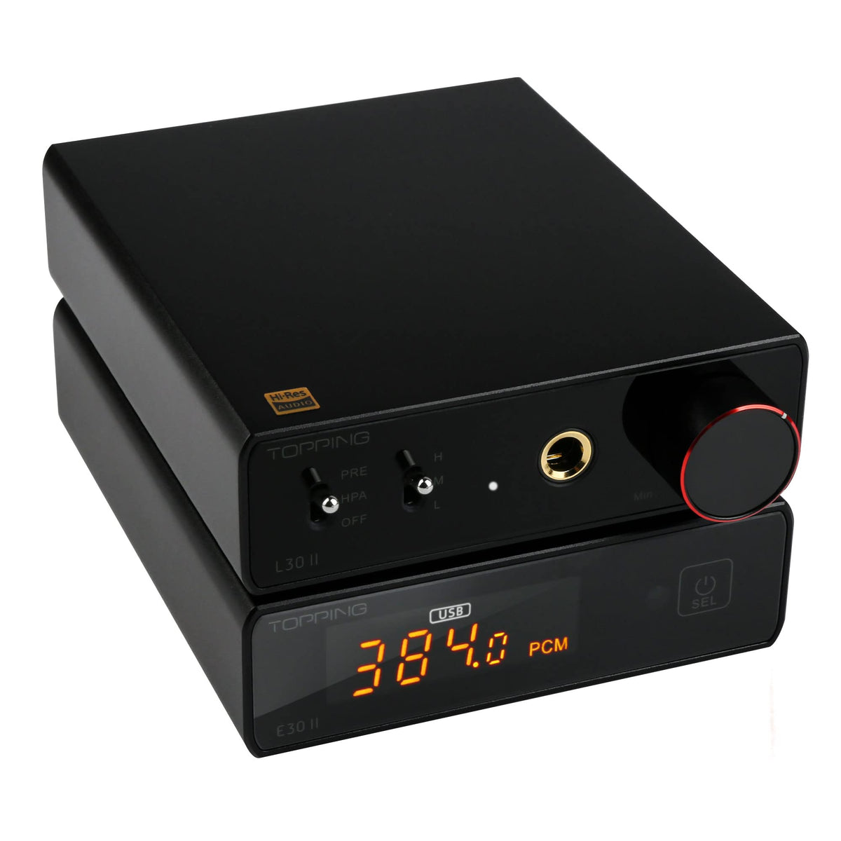 Topping E30 II DAC Preamp Audio Decoder + Topping L30II NFCA Linear Headphone Amp B3238