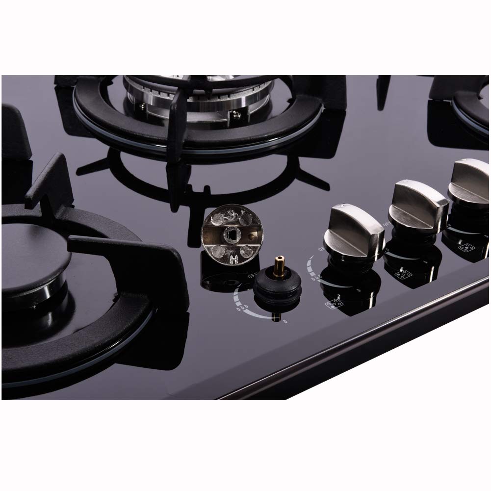 30 Inch 5 Burner Dual Fuel Gas Stovetop E980187