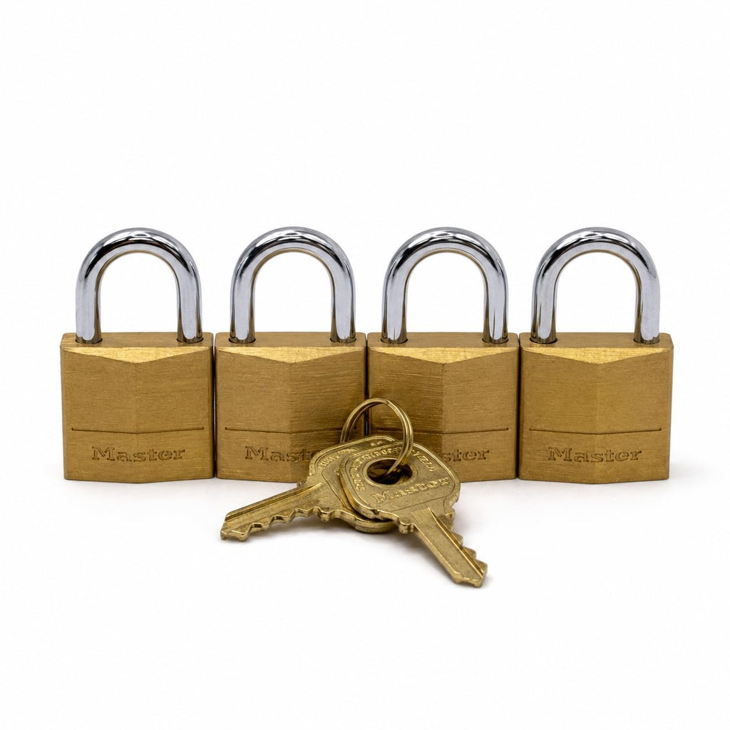 Solid Brass Padlock, 3/4 in. Wide J301
