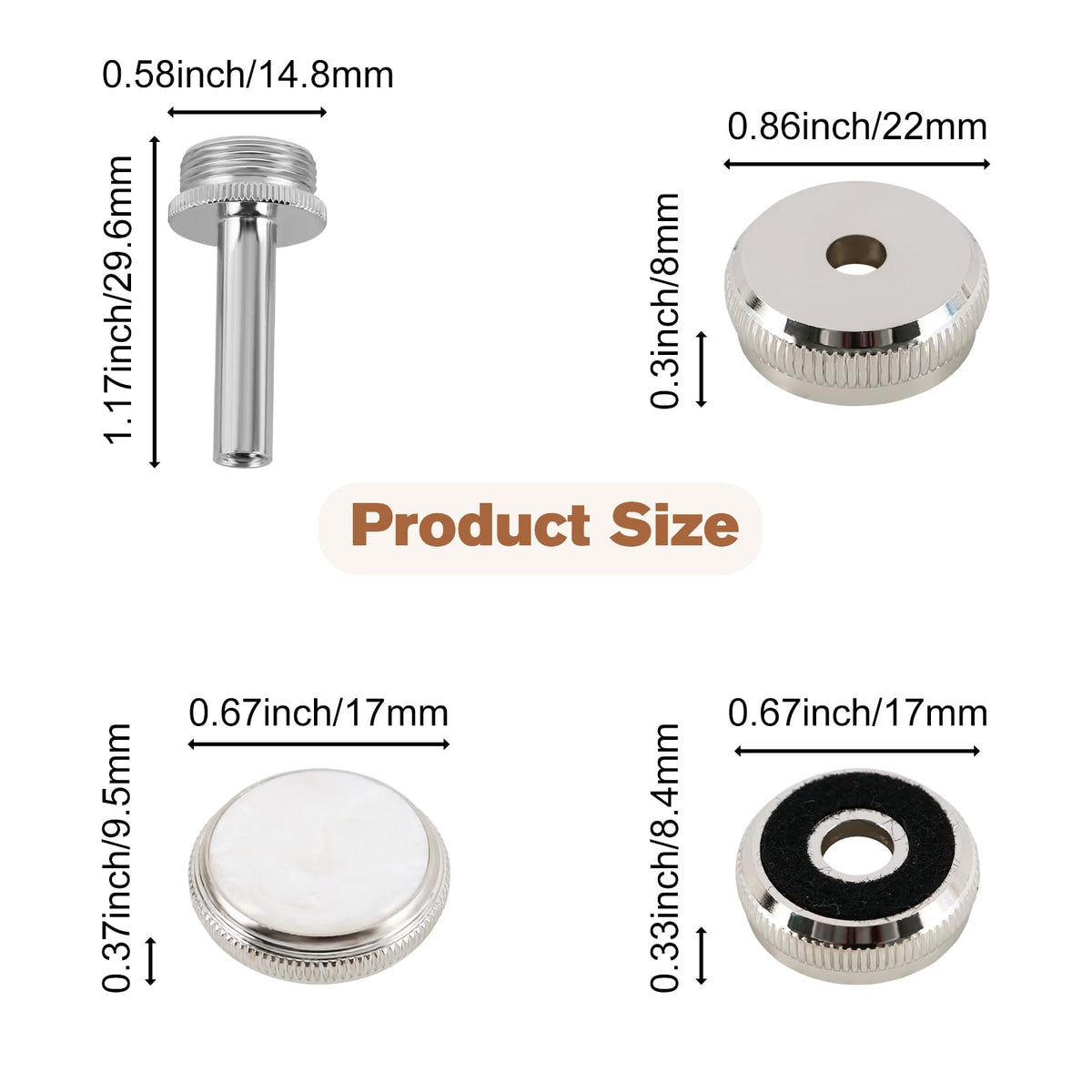 Trumpet Finger Button Repair Kit J99146