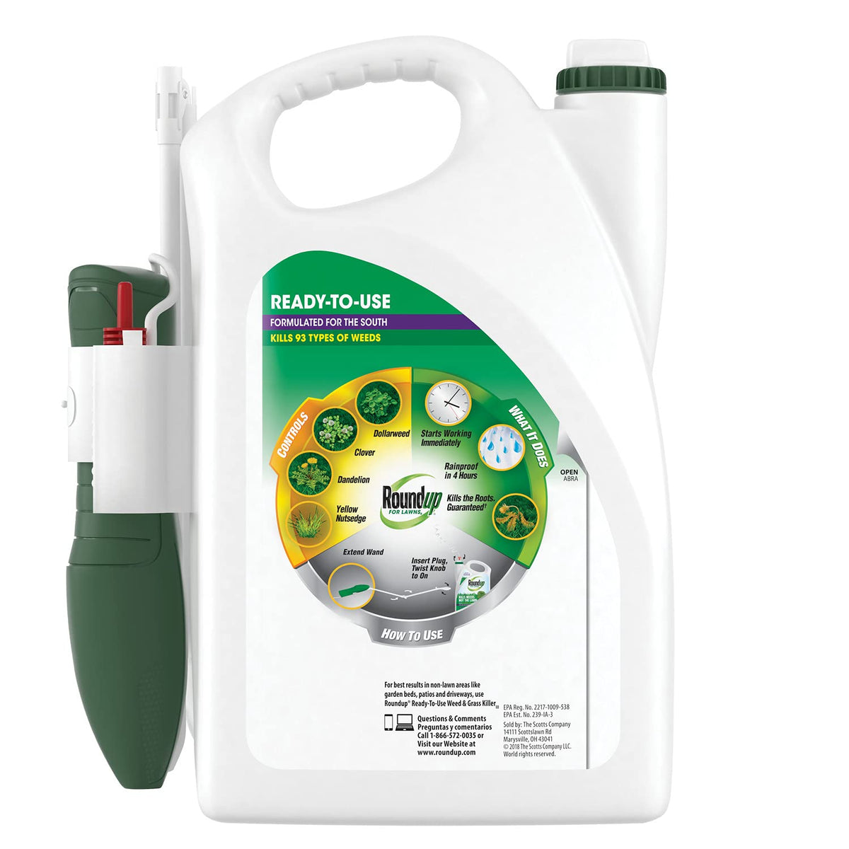 Roundup For Lawns4 Ready to Use 1 gal. A619