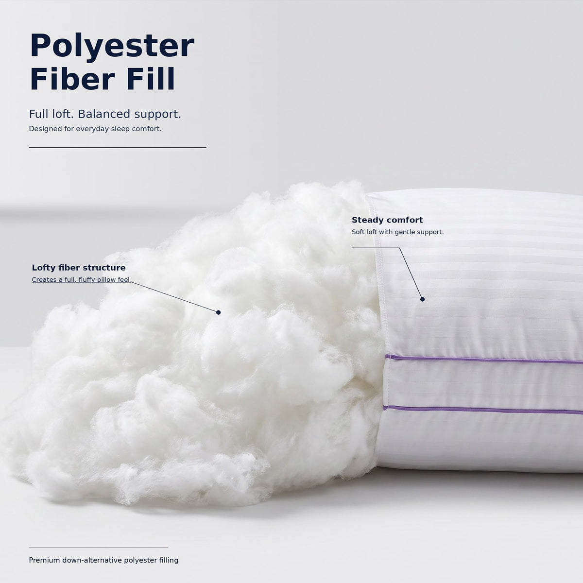 King Size Down Alternative Pillows Set of 2 J80531