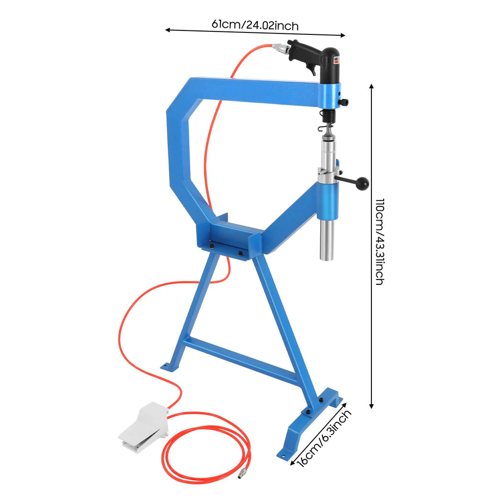 Pneumatic Planishing Hammer with 3 Anvil Dies N471