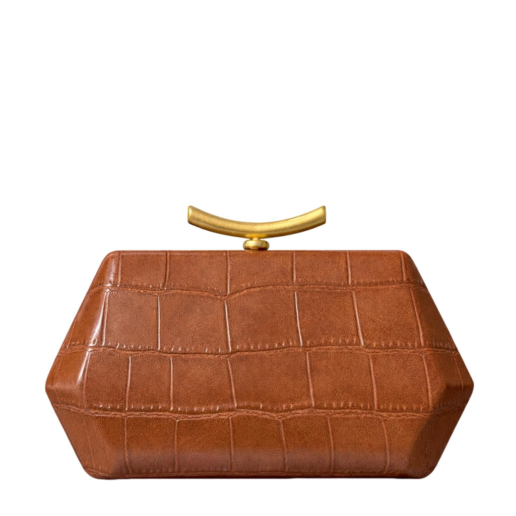 Crocodile Embossed PU Leather Clutch Bag A583