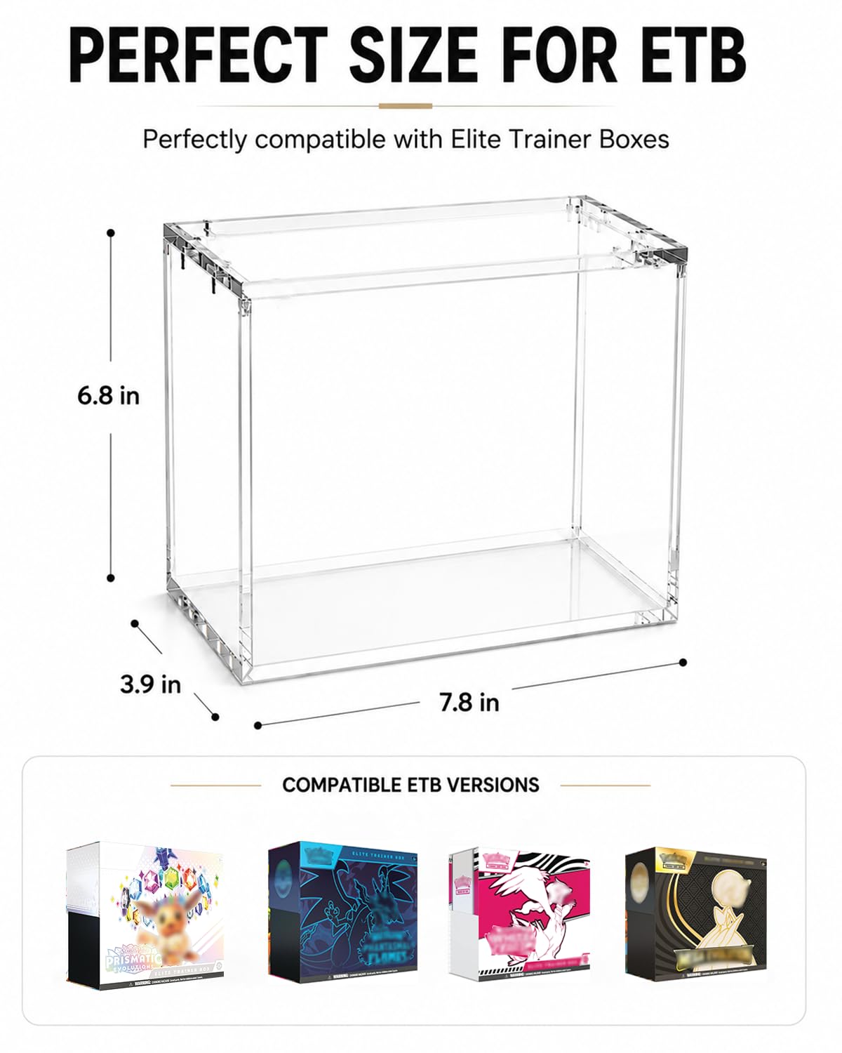 Clear Acrylic Display Box K290