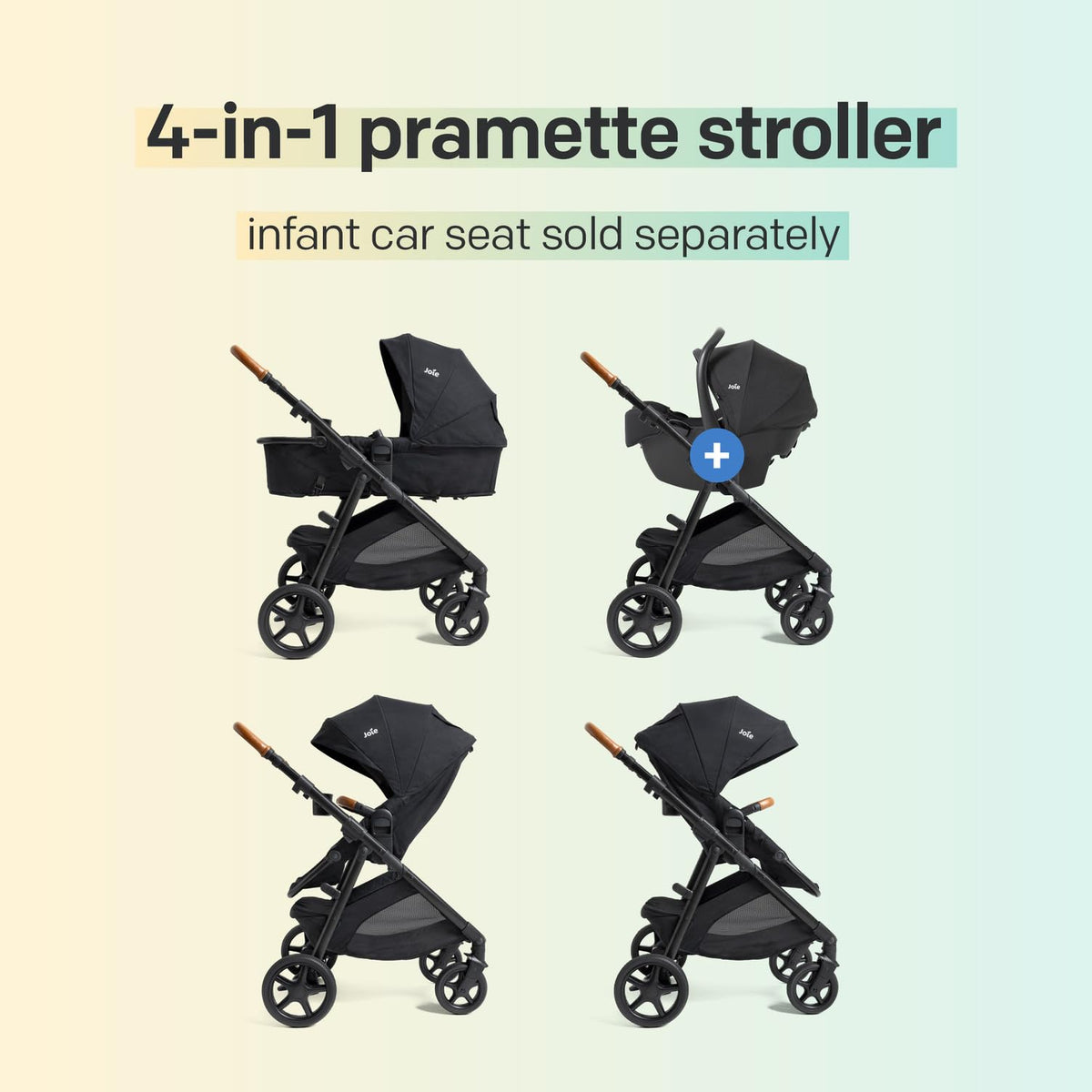 4-in-1 Stroller & Car Seat Travel System E33472