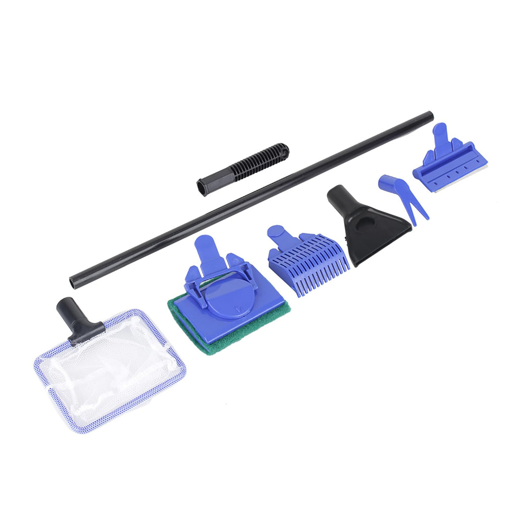 5 in 1 ABS Plastic Aquarium Cleaning Brush Kit F38863