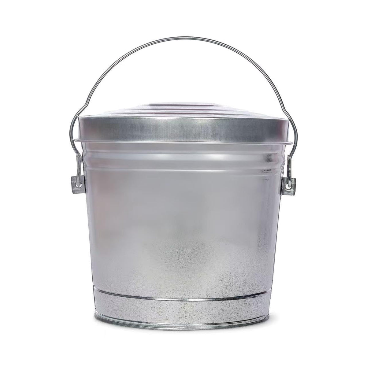 6 Gal Galvanized Steel Can with Locking Lid I9795