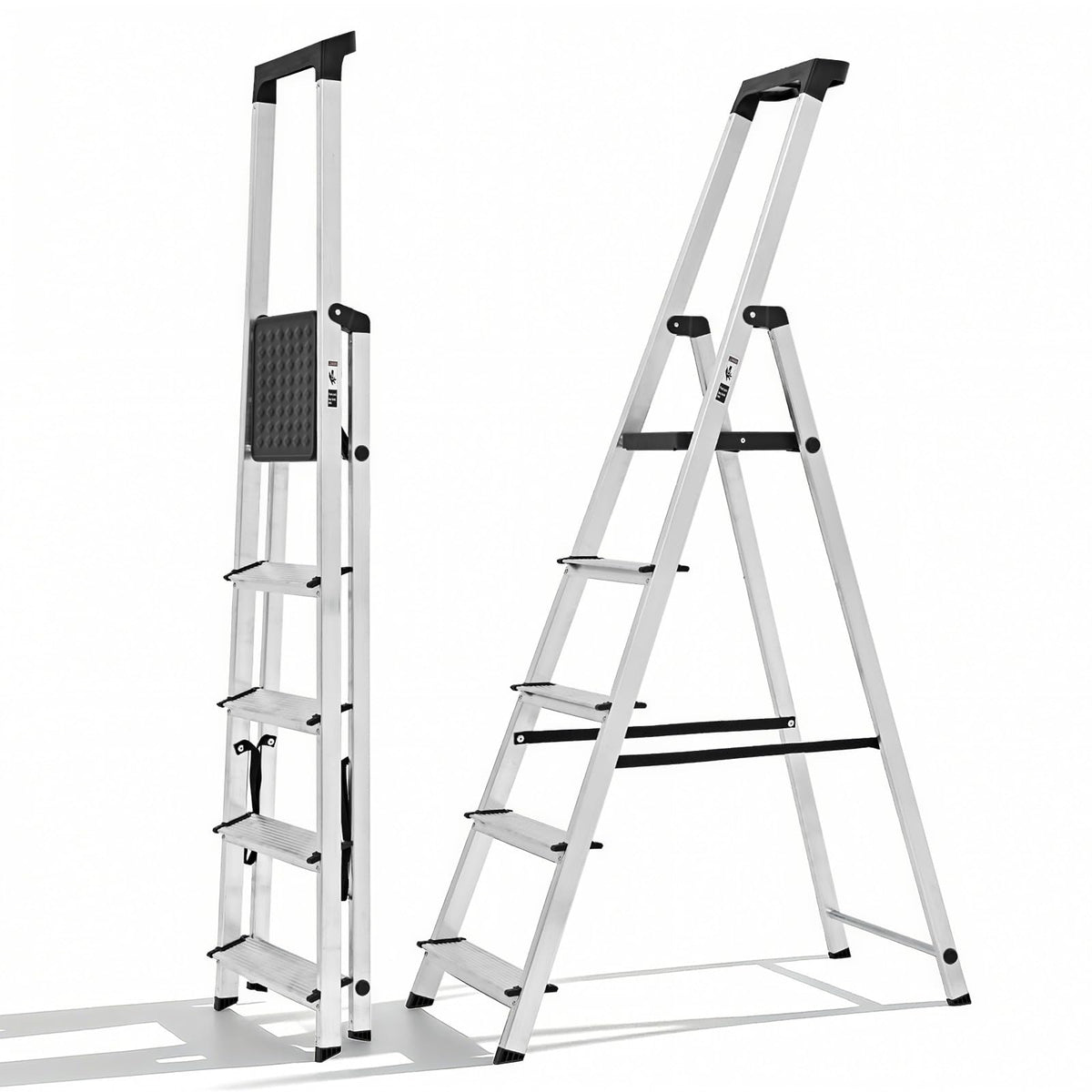 5 Step Aluminum Folding Step Stool E255
