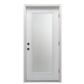 Primed Left Hand Outswing Prehung Door Full Lite Clear Glass 30"x80" Steel P607082
