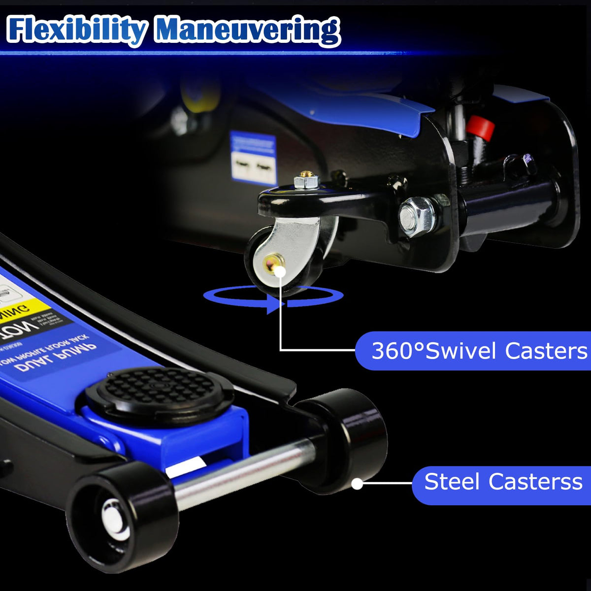 2 Ton Low Profile Hydraulic Steel Floor Jack H21288
