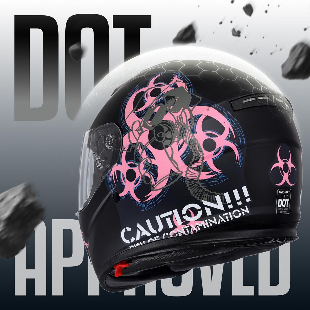 Full Face Dual Visor Motorcycle Helmet A1130