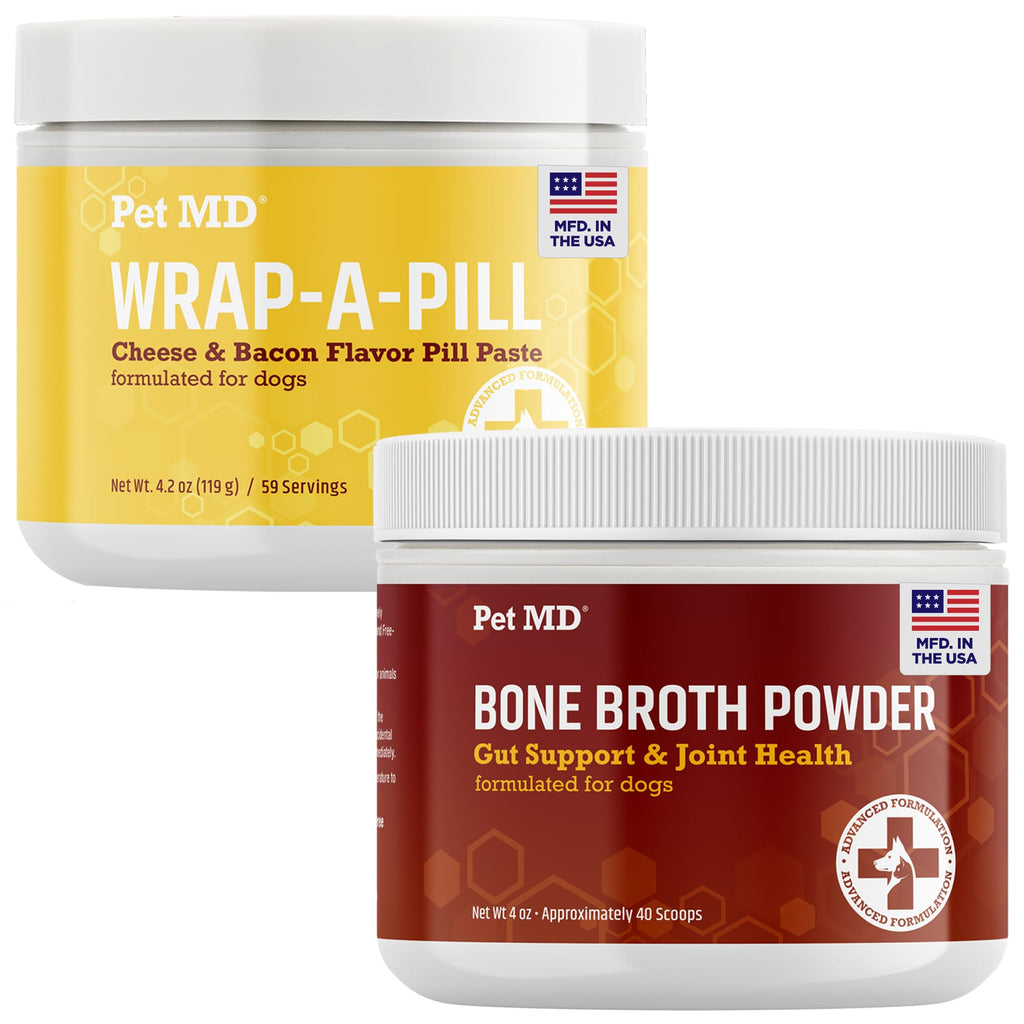 Bone Broth Powder & Wrap A Pill Cheese + Bacon Flavor H251594