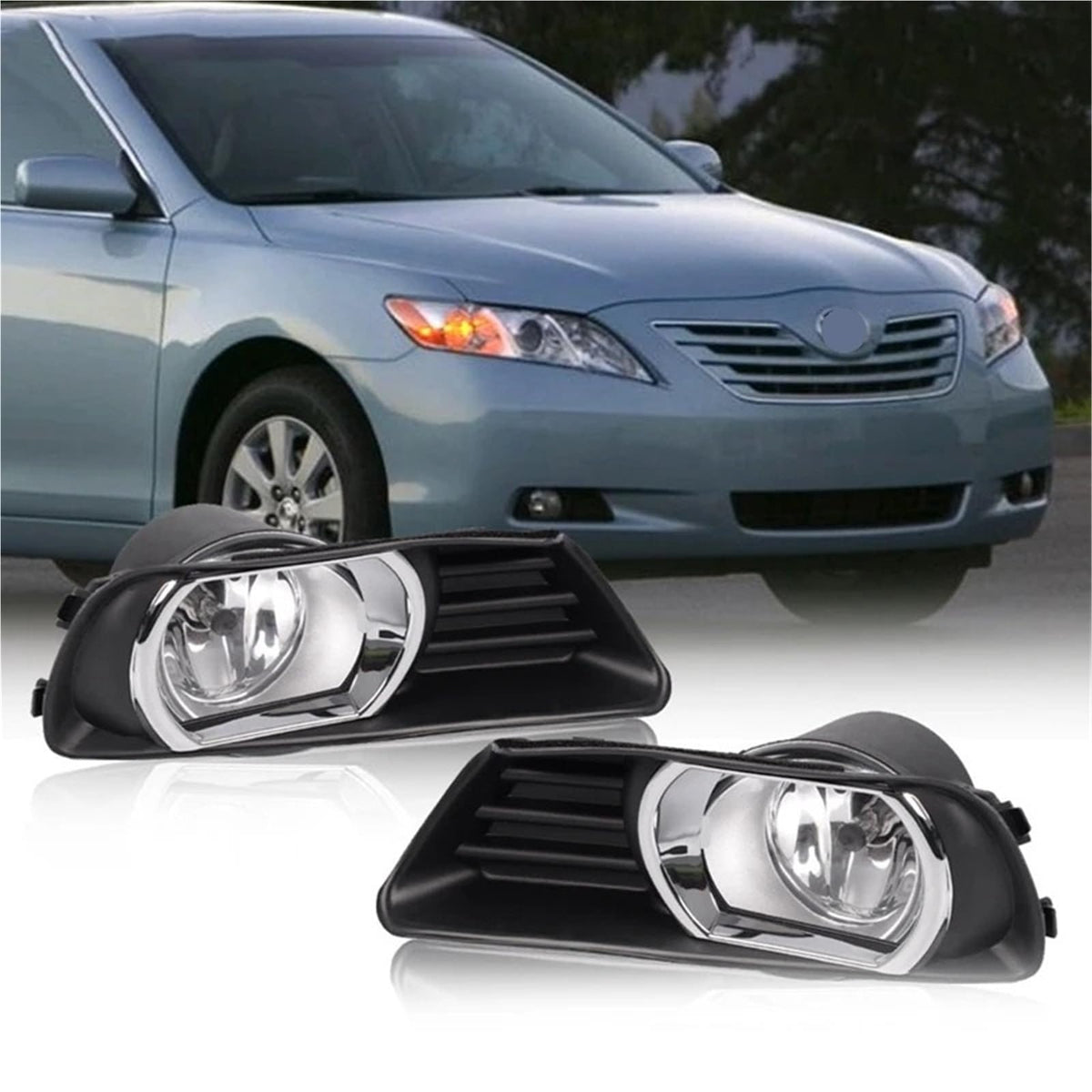 Front Bumper Fog Light Lamp Assembly with Switch Wiring Harness I993305