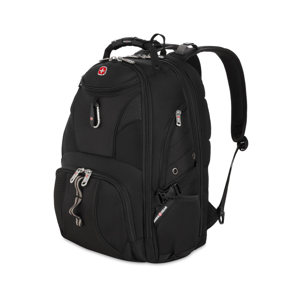 Black 17-Inch Laptop Backpack with Tablet Pocket B9852