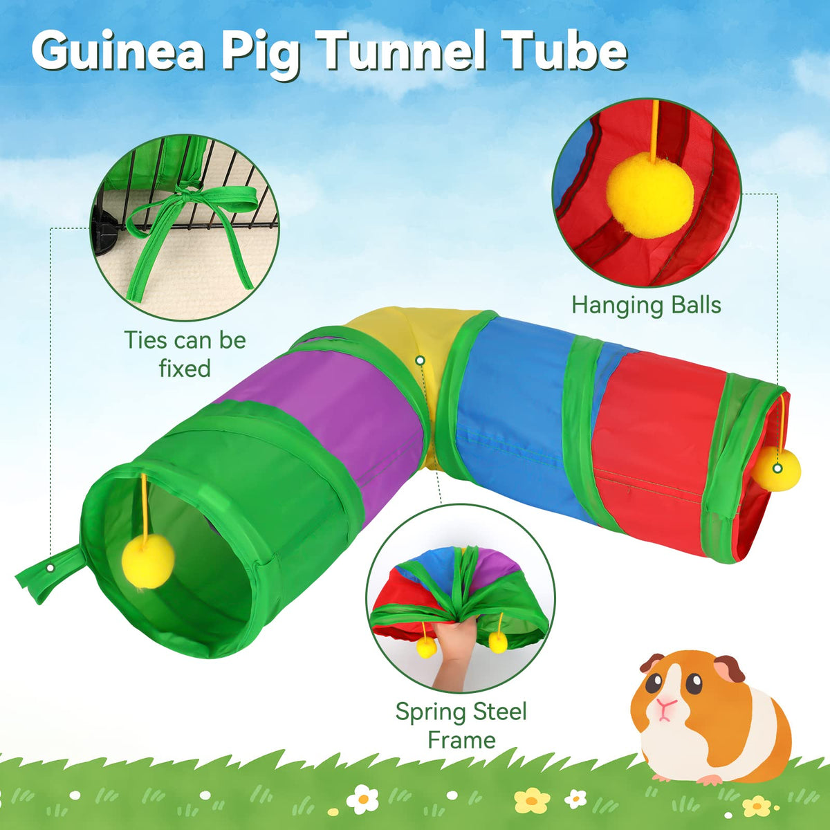 Guinea Pig Tunnels and Tubes Collapsible J619