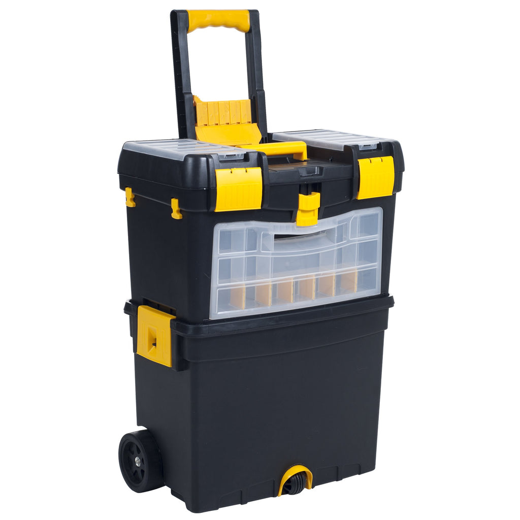 Portable Stackable Toolbox with Wheels and Drawers D5226
