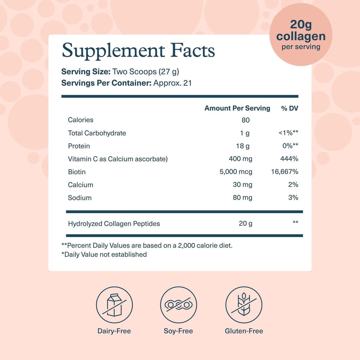 Collagen Powder, Chocolate, 20 oz V96114