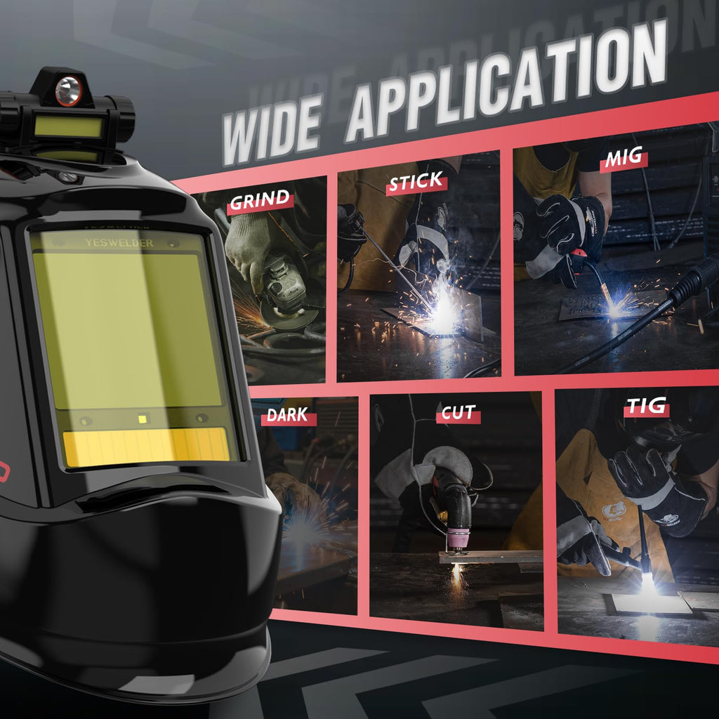 Auto-Shade Welding Helmet with Digital Filter Y3968